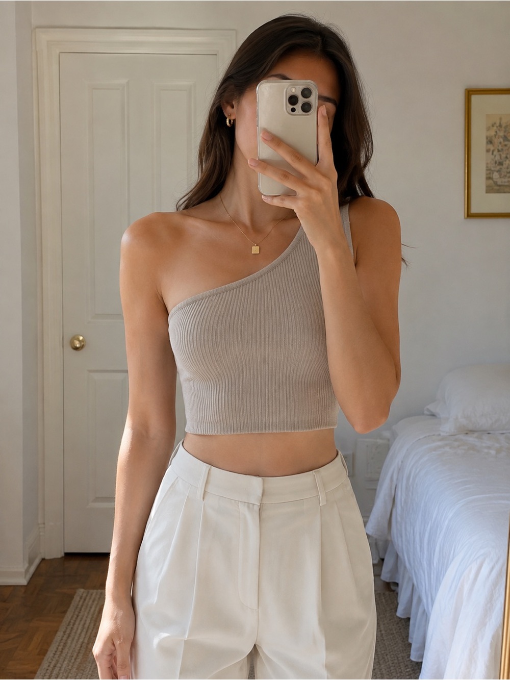 Aritzia Babaton sculpt knit Crop Top